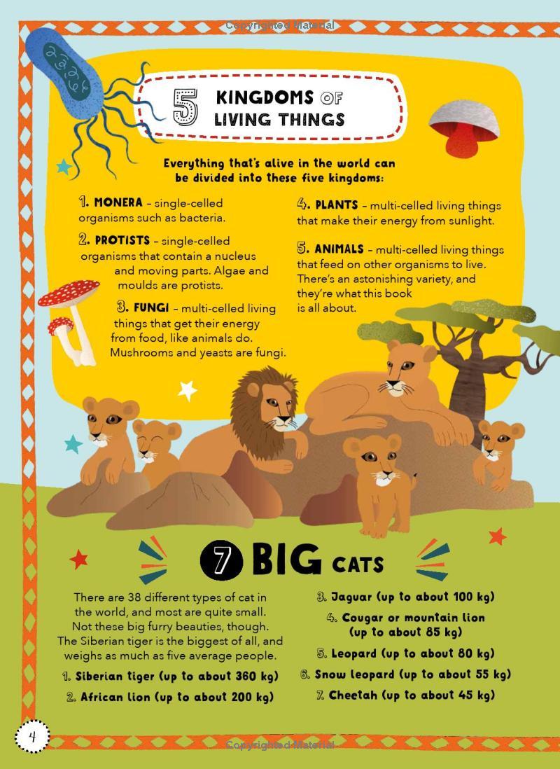 Sách ngoại văn: Lists For Curious Kids - Animals