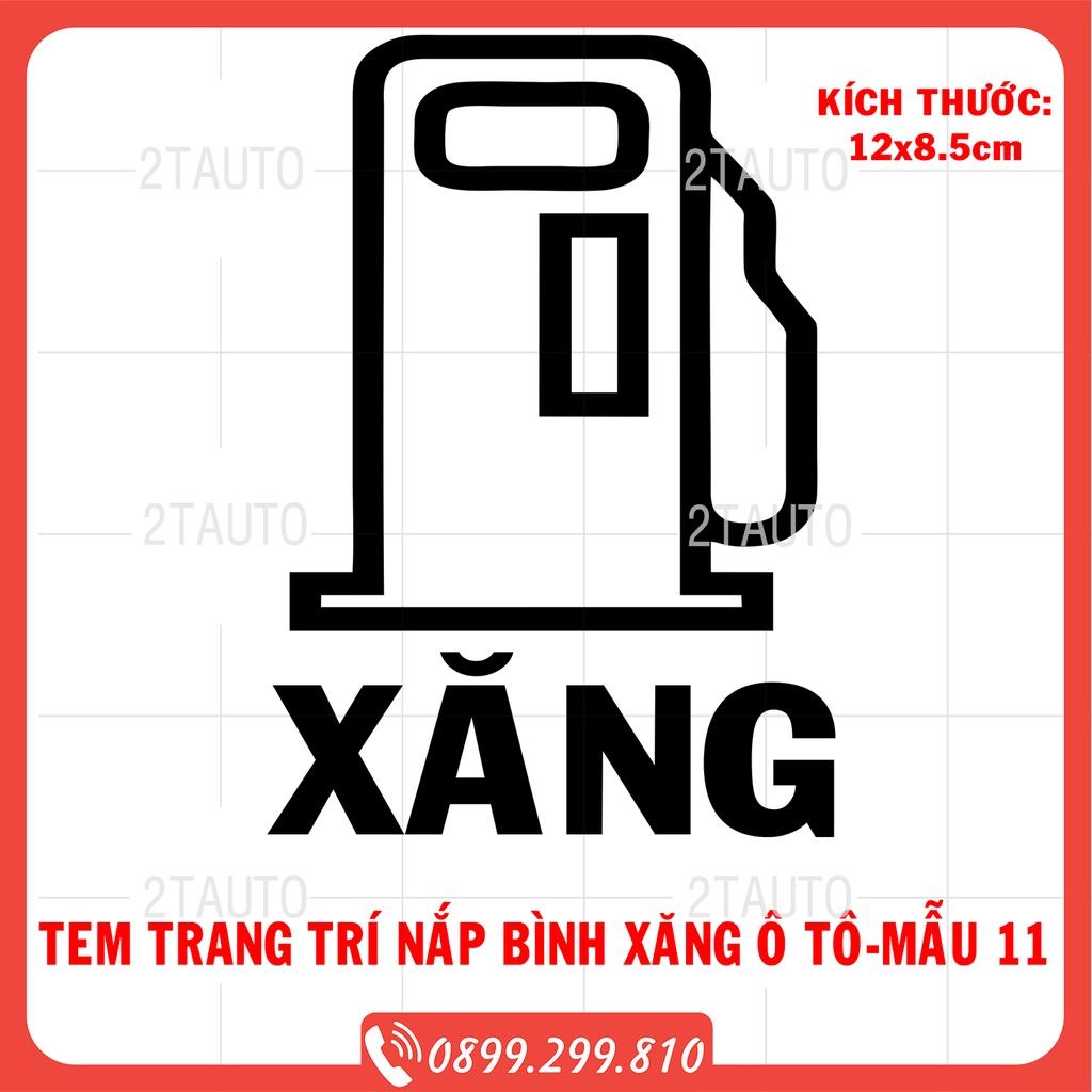 Tem dán nắp bình xăng ô tô xe hơi chống nước, chống phai màu, mẫu mã đa dạng độc đáo-tem bình xăng- MẪU 11