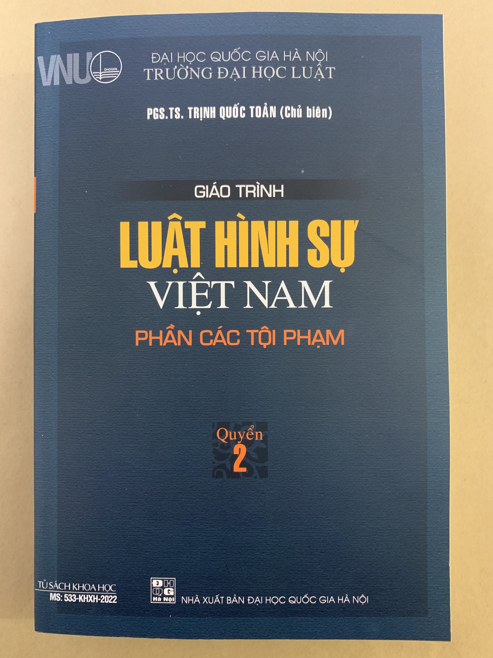 Giáo Trình Luật Hình Sự Việt Nam - Phần Các Tội Phạm (Quyển 2)