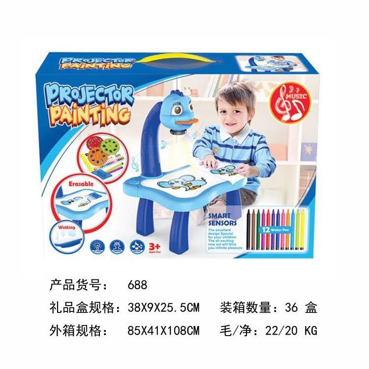 Bộ bàn đèn chiếu hình tập vẽ cho bé