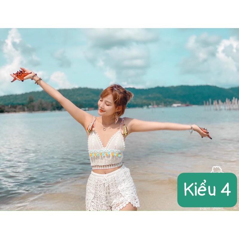 Set ren đi biển 2 món nhiều kiểu mix như hình