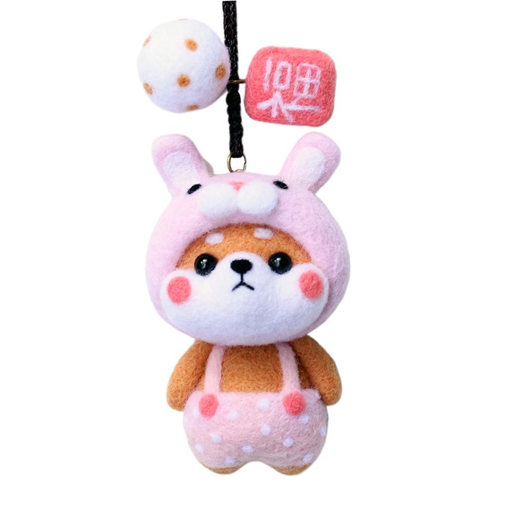 DIY Lovely Animal Felting Kit for Beginners Kids Rabbit