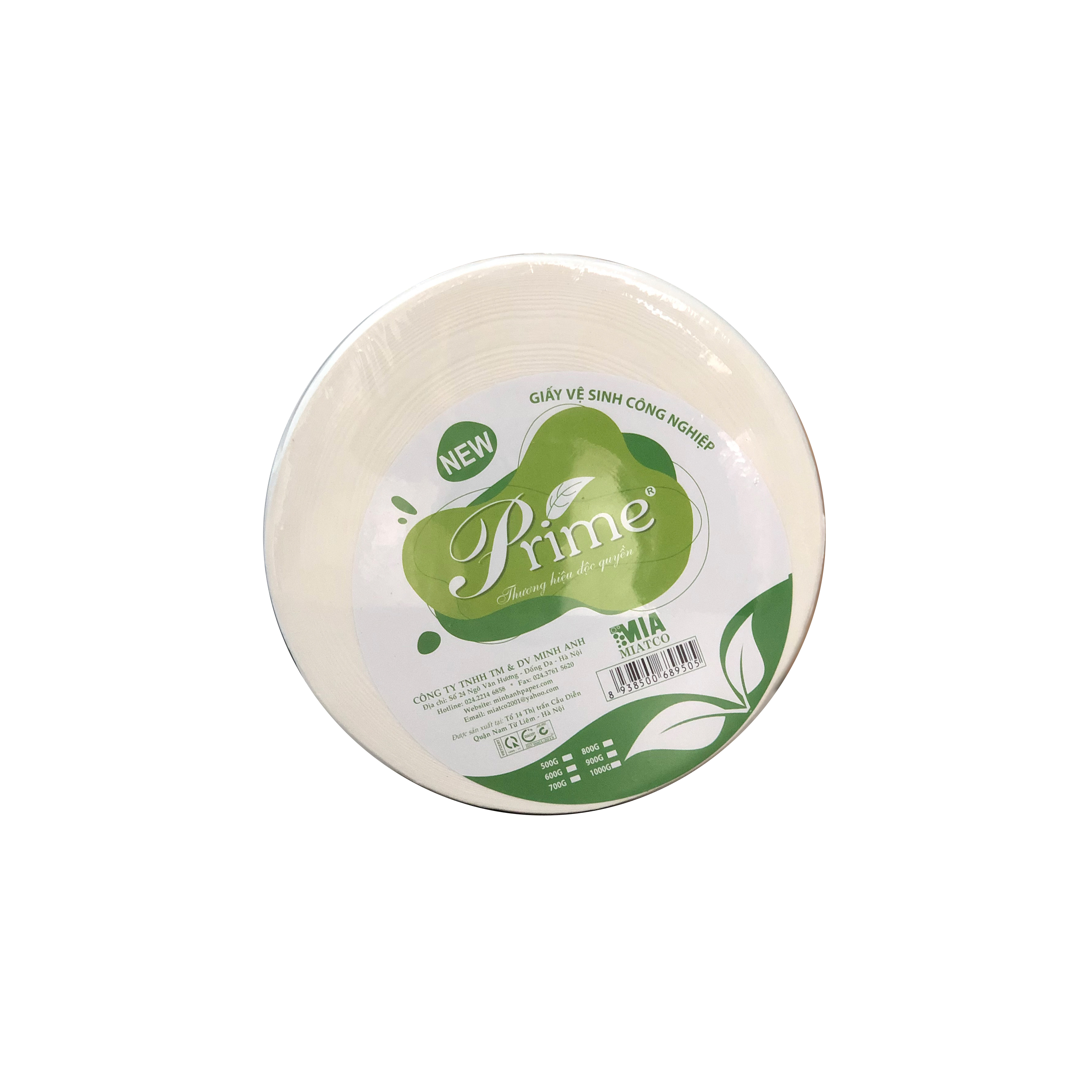 GIẤY VỆ SINH CUỘN LỚN PRIME 2 LỚP - COMBO 2 CUỘN