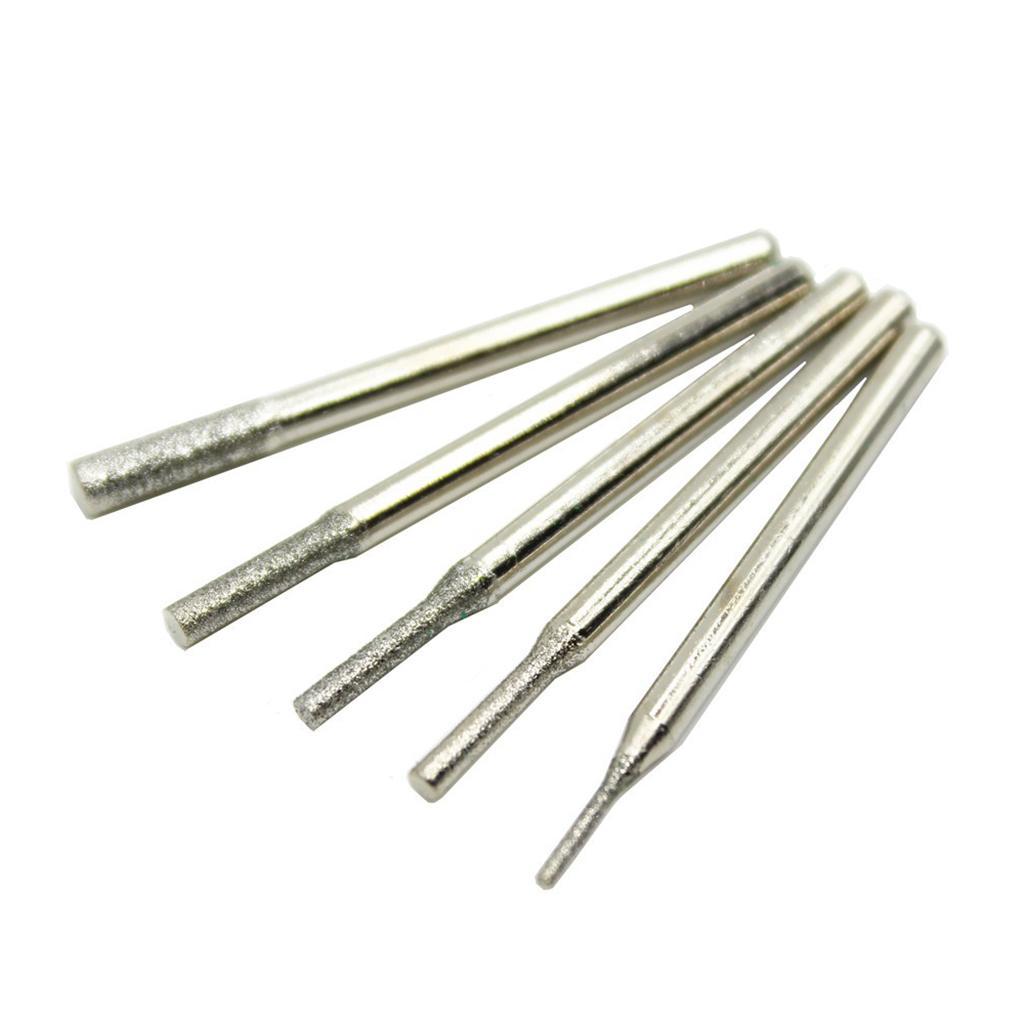 30 Pieces New 3mm Electric Grinding Head Burrs Bur Bit Set Shank Rotary Tool