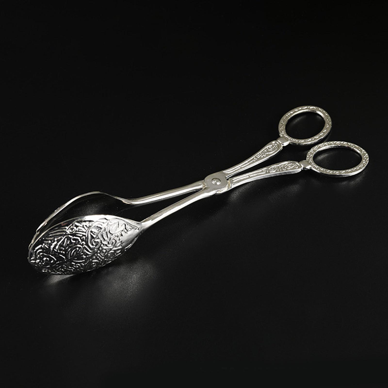 2x 23cm/9.1 inch Classic Kitchen Buffet Tongs Food Serving Tongs Salad Tongs