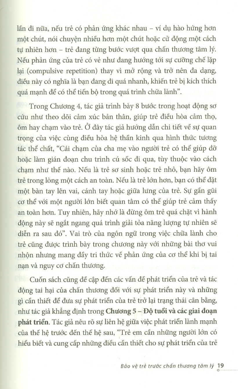 Bảo Vệ Trẻ Trước Chấn Thương Tâm Lý