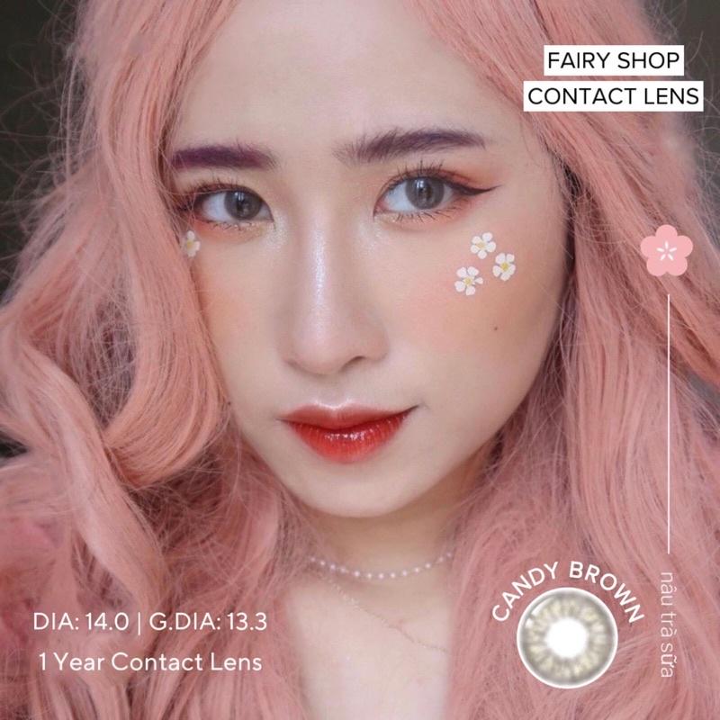 Kính Áp tròng Candy Brown Nâu Trà Sữa - FAIRY SHOP CONTACT LENS