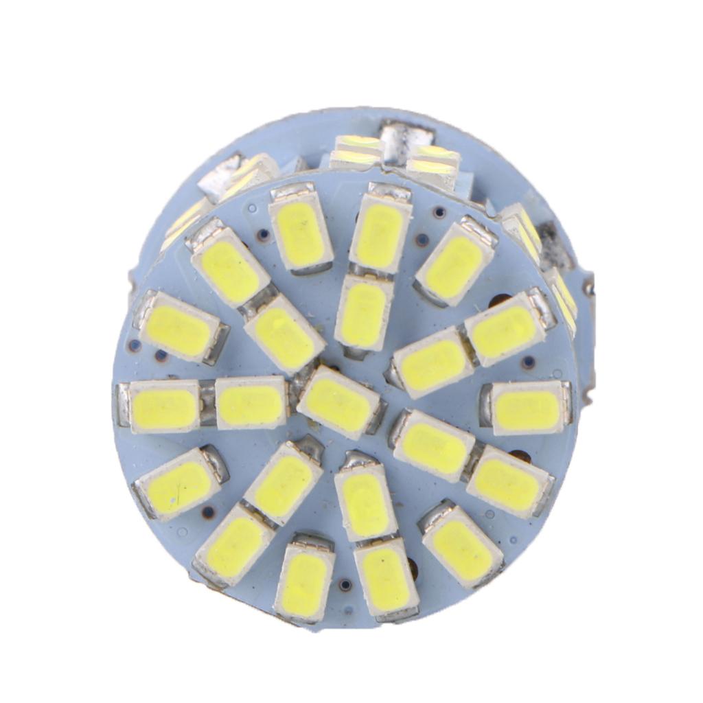 20 Pieces White 1156 Super Bright 50 SMD LED Turn Signal Light Bulb for Car