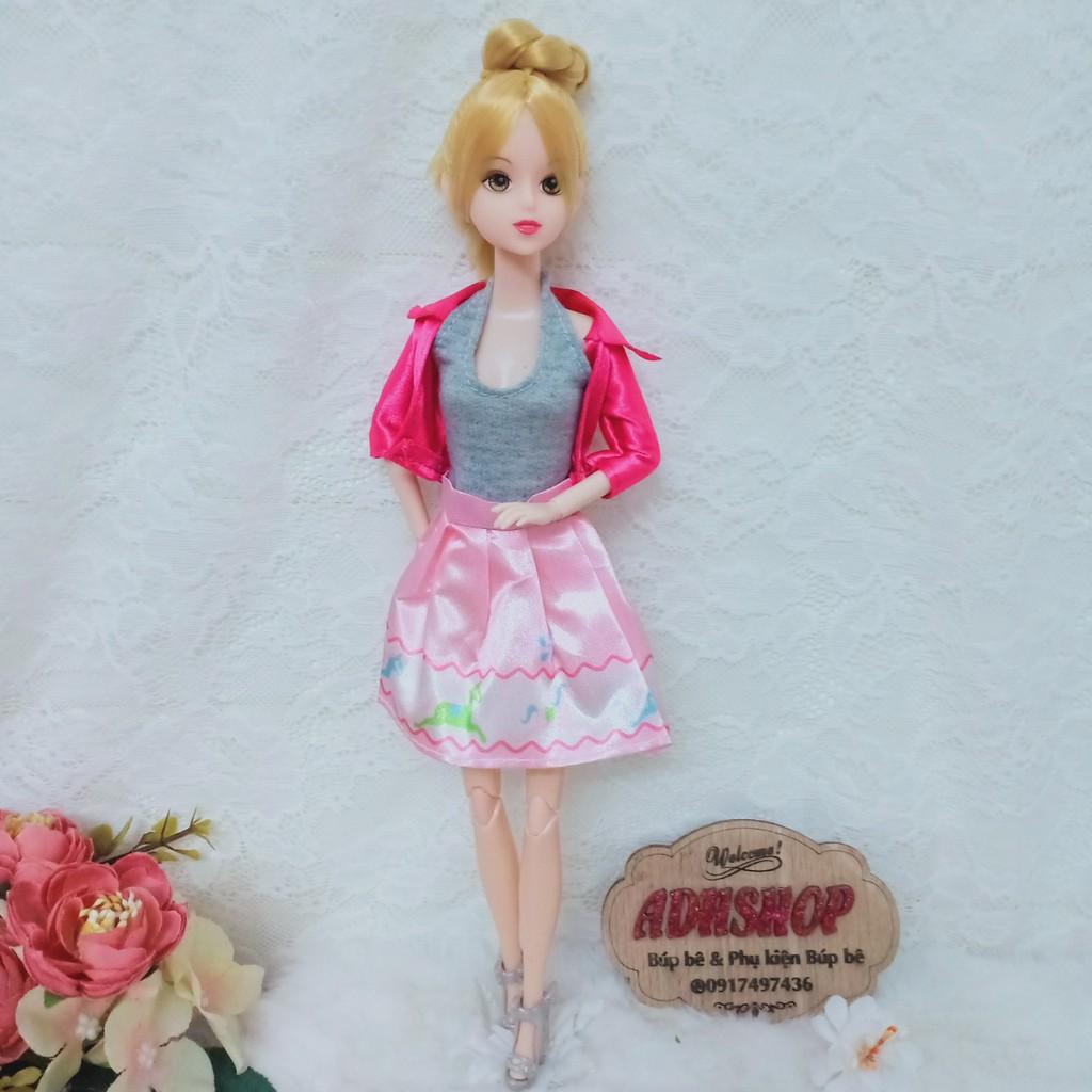 Búp Bê Barbie Cao 30cm Mắt Vẽ Diện đồ Xinh