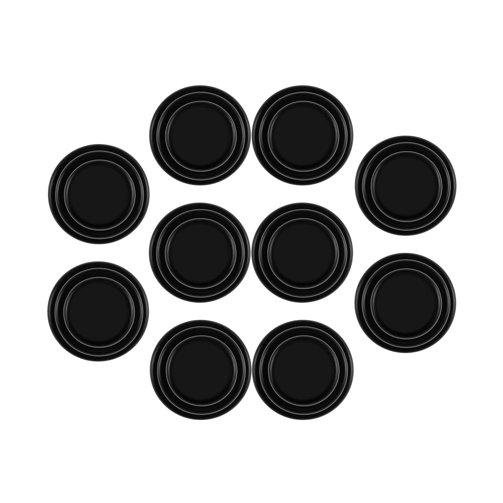 Door Protection Silicone Pad Sound Insulation Black