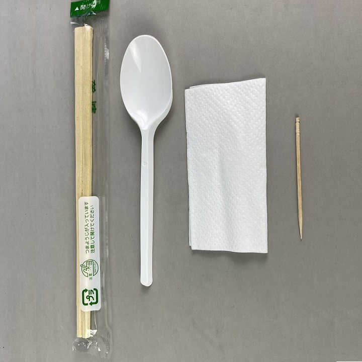 COMBO 50 Bộ Đồ Ăn Dùng 1 Lần, Đũa ,Thìa ,Tăm, Khăn Giấy, Tiện Lợi, Sạch Sẽ, Gía Sỉ.