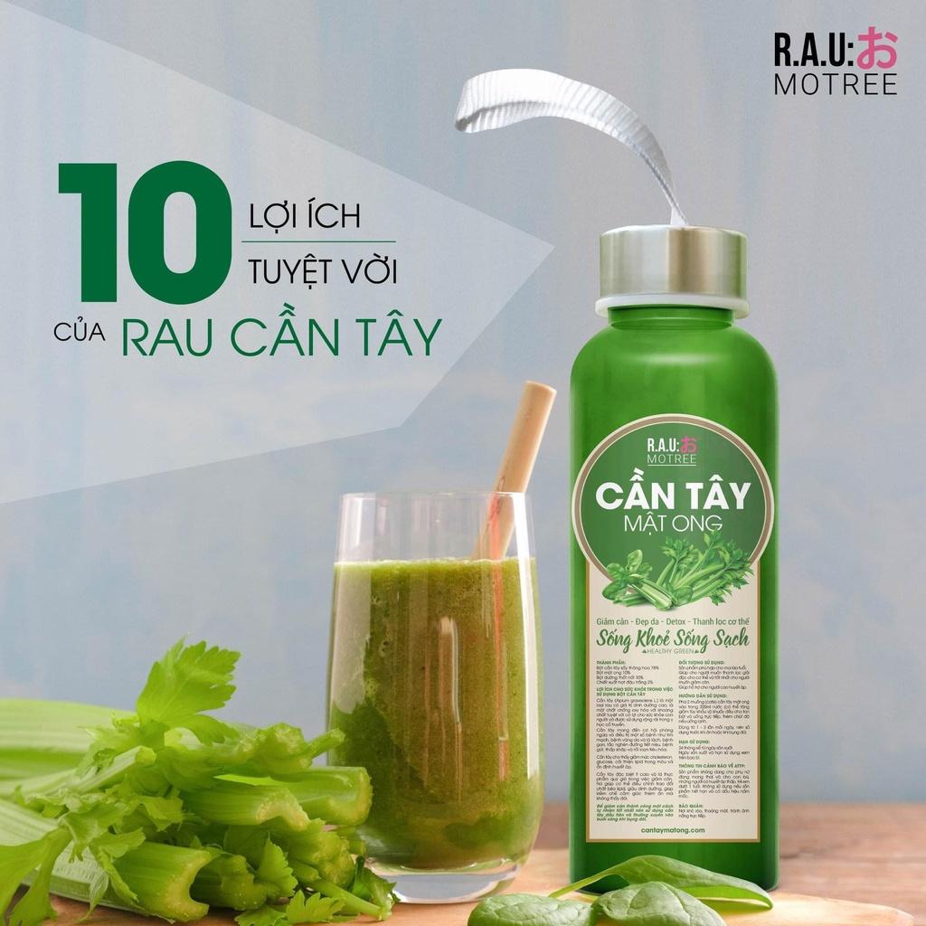 Chai thủy tinh đựng nước Detox 300ml