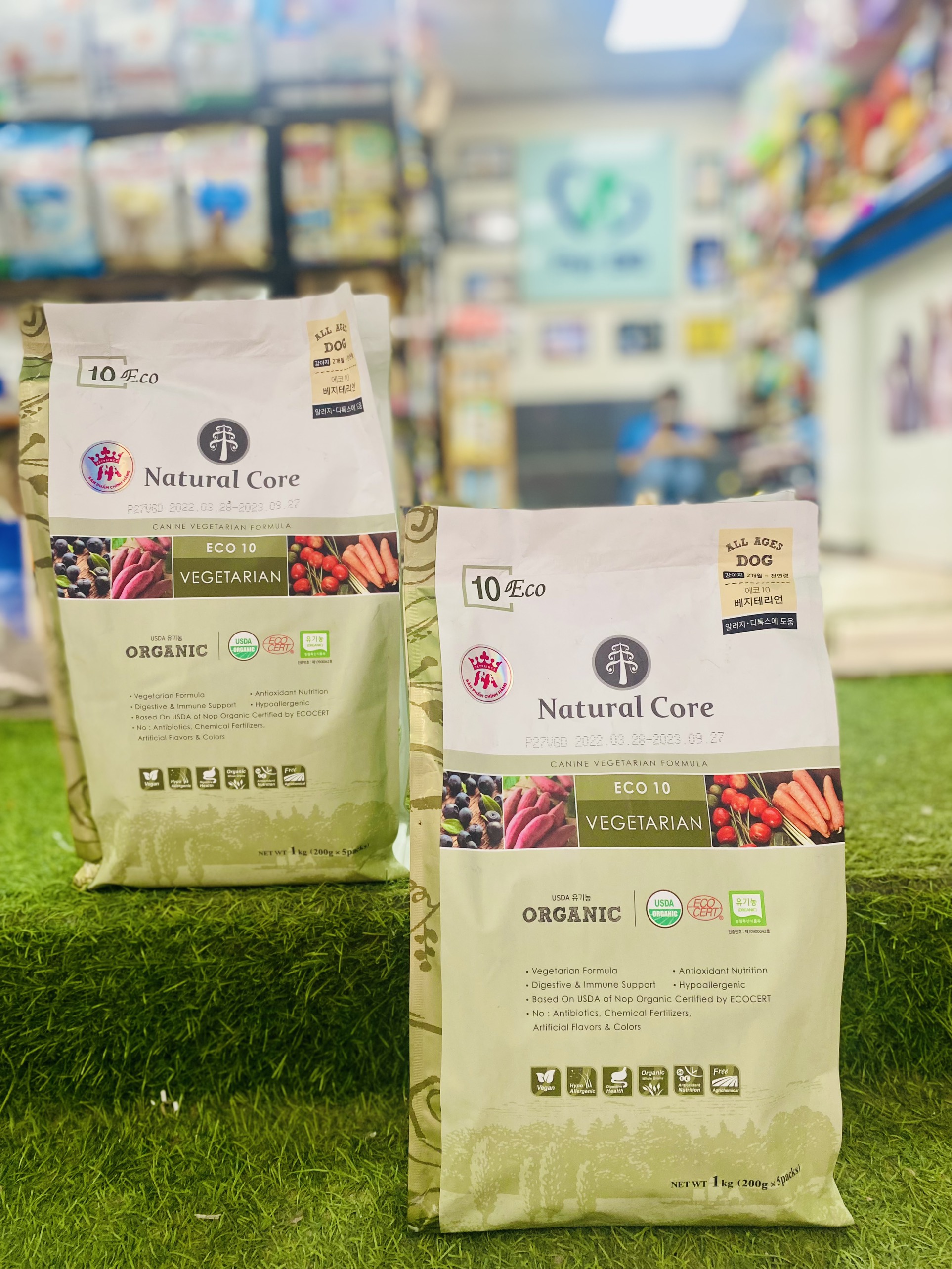 Hạt chay khô hữu cơ natural core cho chó