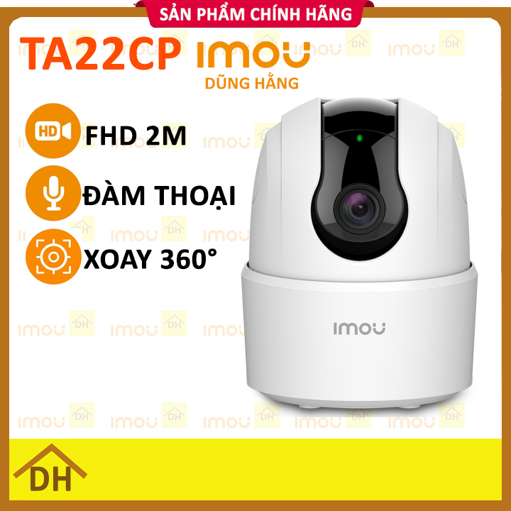 Camera IMOU Ranger 2C IPC - TA22CP 1080P Wifi Xoay 360 Độ- Đàm Thoại 2 Chiều-Báo Động Chống Trộm-Hàng Chính Hãng