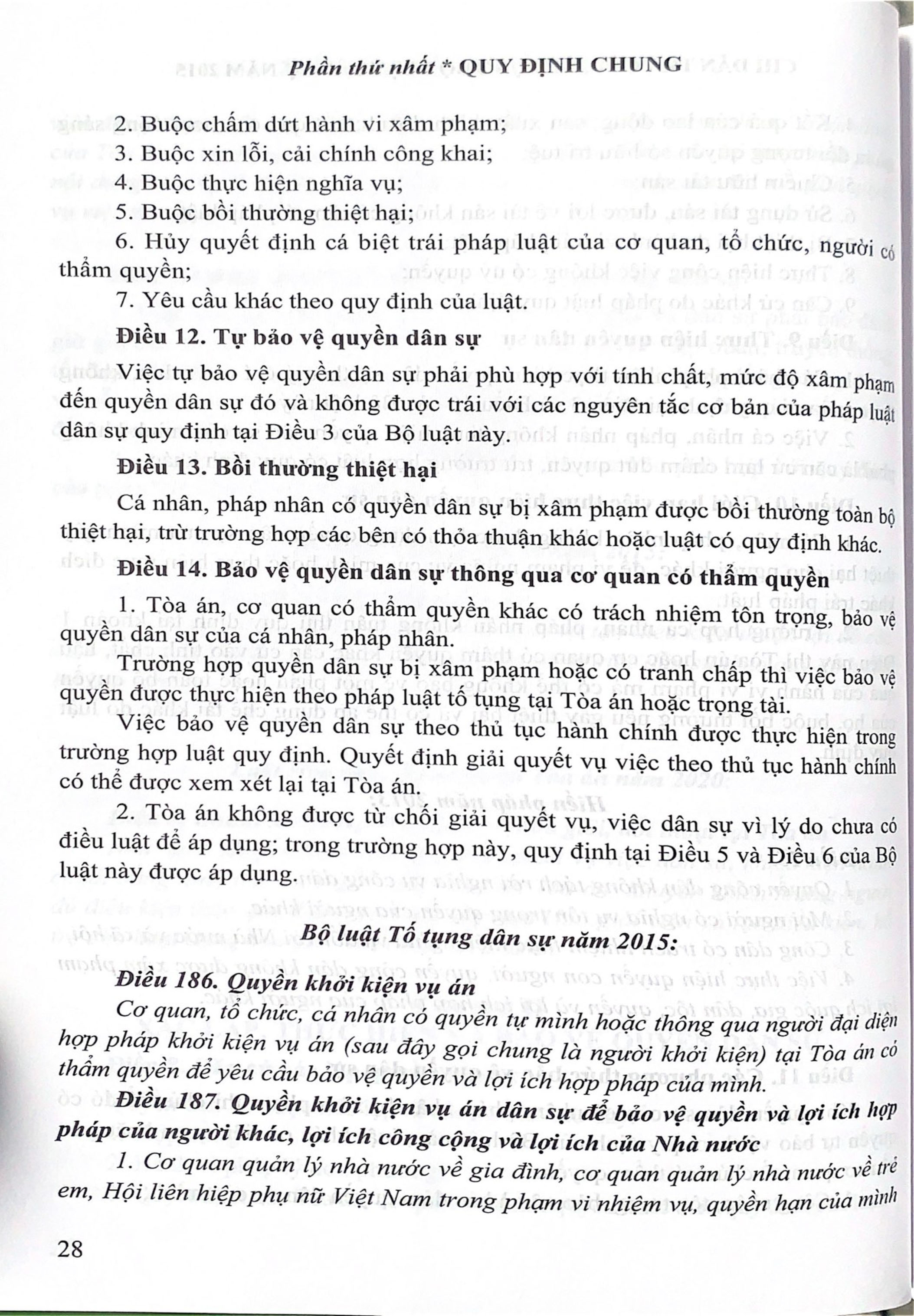 Chỉ dẫn tra cứu áp dụng Bộ luật Dân sự năm 2015 (Tái bản lần thứ nhất có sửa đổi bổ sung)