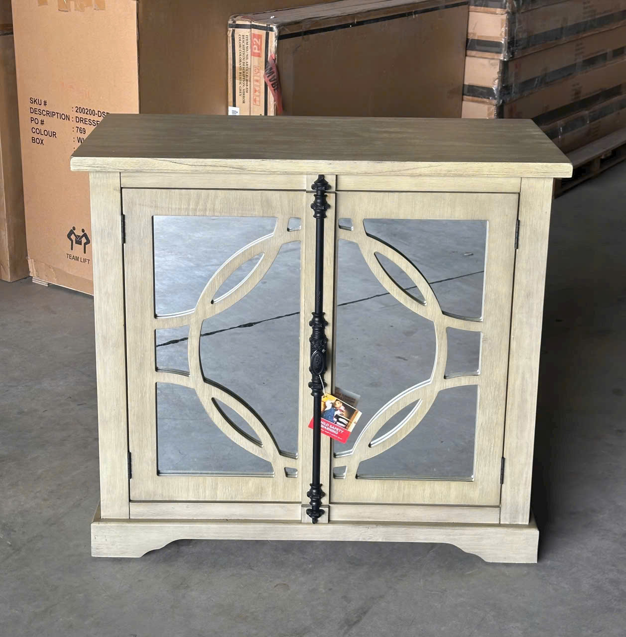 Tủ bếp, tủ trang trí 2 cánh mở SM15CT Tundo KT Ngang 102 x Sâu 46 x Cao 91 / cm