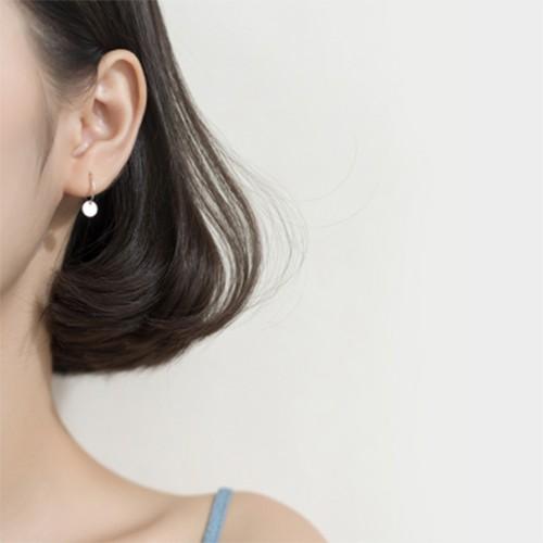 Khuyên tai bạc Ý s925 đĩa bạc nhỏ xinh E9400 - AROCH Jewelry