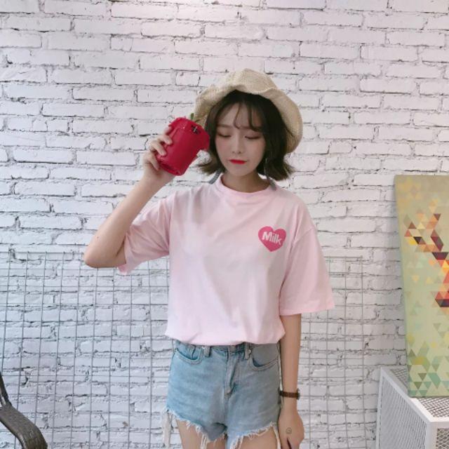 Áo thun tay lỡ, áo thun nữ, áo uzzlang, áo uniex, áo uniex from rộng, áo nữ tay lỡ uzzlang, áo chất da cá