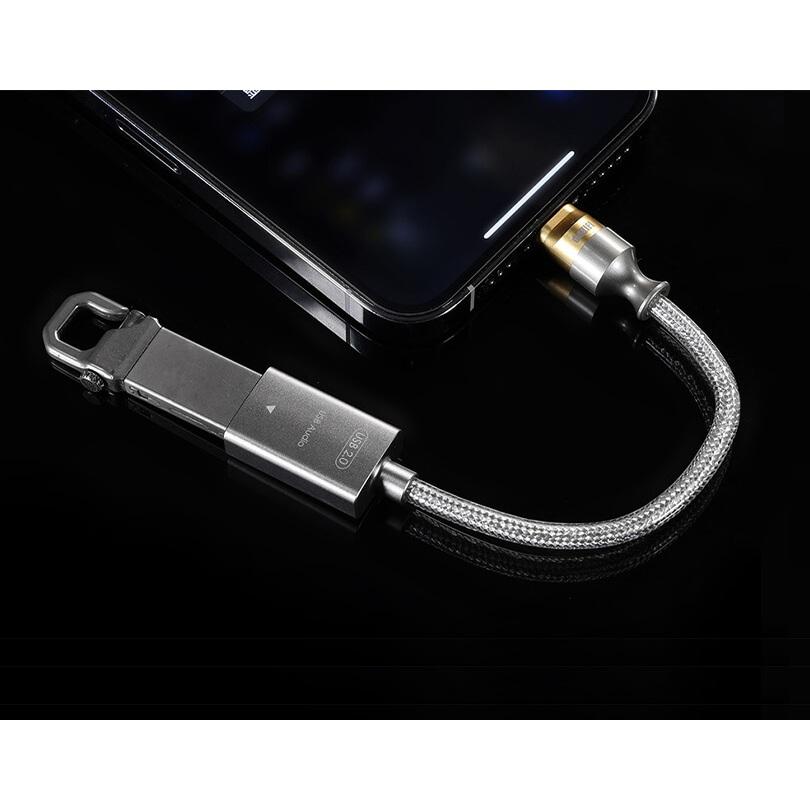 Dây OTG ddHiFi MFi07F USB A to LN 2.0 Chính Hãng - Hàng Chính Hãng