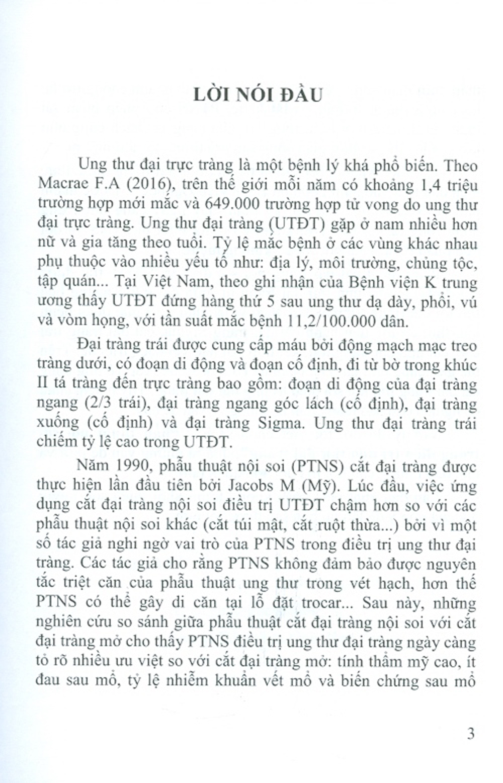 Phẫu Thuật Nội Soi Trong Điều Trị Ung Thư Đại Tràng