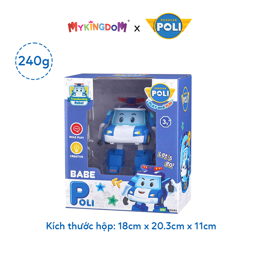 Đồ Chơi Robot Biến Hình Xe Cảnh Sát Babe Poli ROBOCAR POLI ZR916