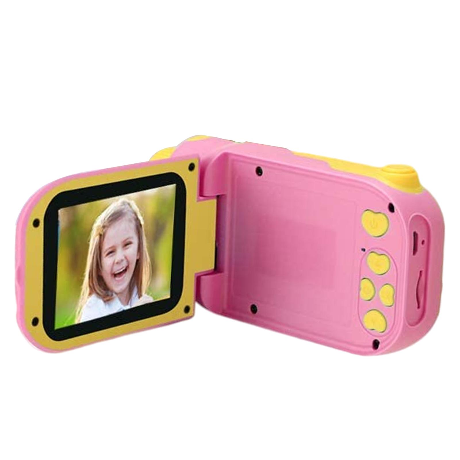 Kids Camera with 2 Inch LED Screen1080P Toy Portable Rechargeable Children FHD Digital Camera Camcorder for Girls Boys Birthday Support 32GB SD Card
