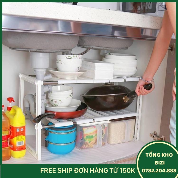 Kệ Đa Năng Thu Gọn Để Giầy Dép, Gầm Bếp Hàng Cao Cấp Nội Điạ Nhật  - Free Ship Toàn Quốc