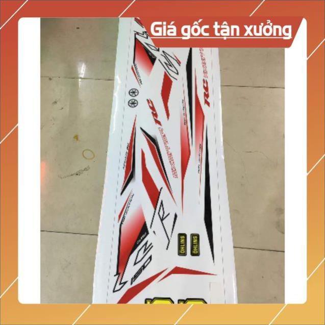 Tem rời ex 150 in decal trong dán xe trắng hoặc bạc
