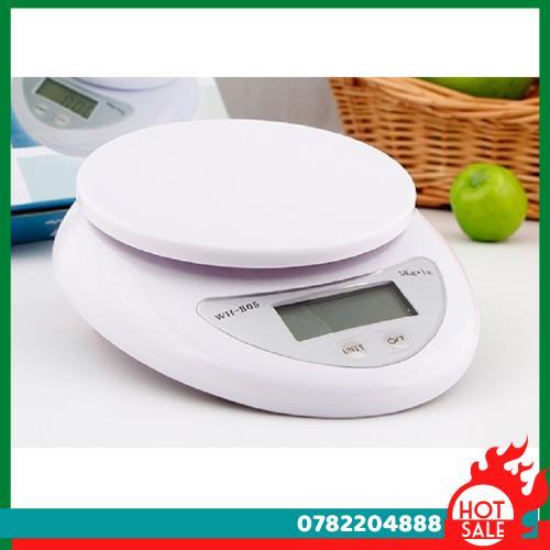 Cân Điện Tử Thực Phẩm Cho Nhà Bếp Từ 5Kg/ 1G + 2 Pin Aaa - CH Hương Thị Miễn Phí Vận Chuyển