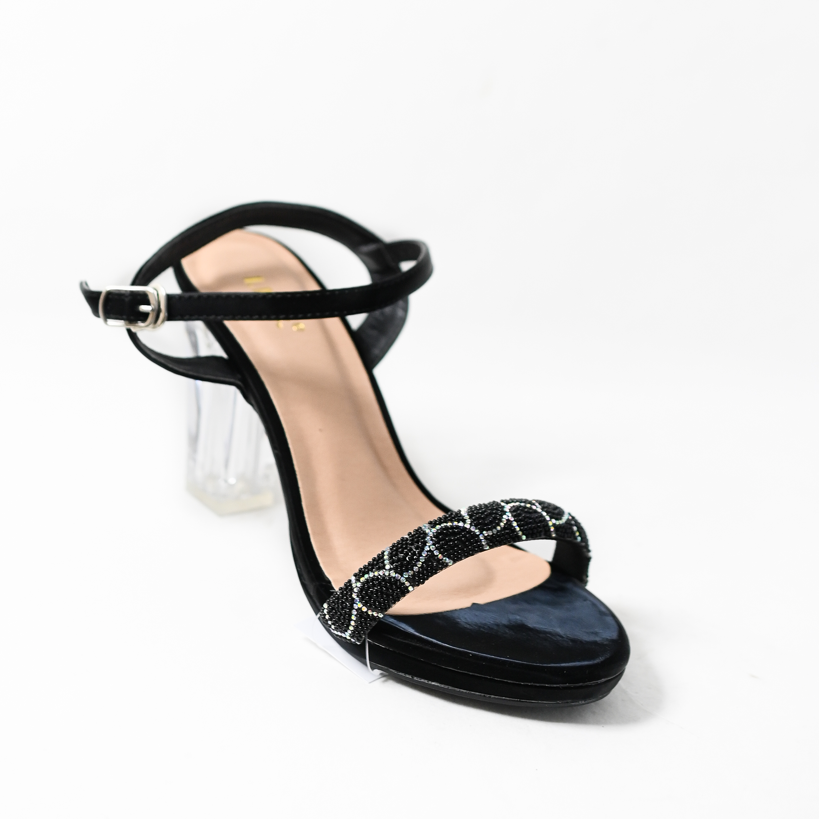 Sandal cao gót đính đá nữ