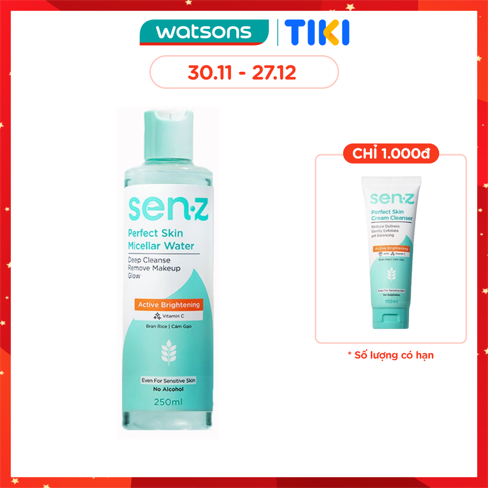 Nước Tẩy Trang SenZ Perfect Skin Cám Gạo 250ml