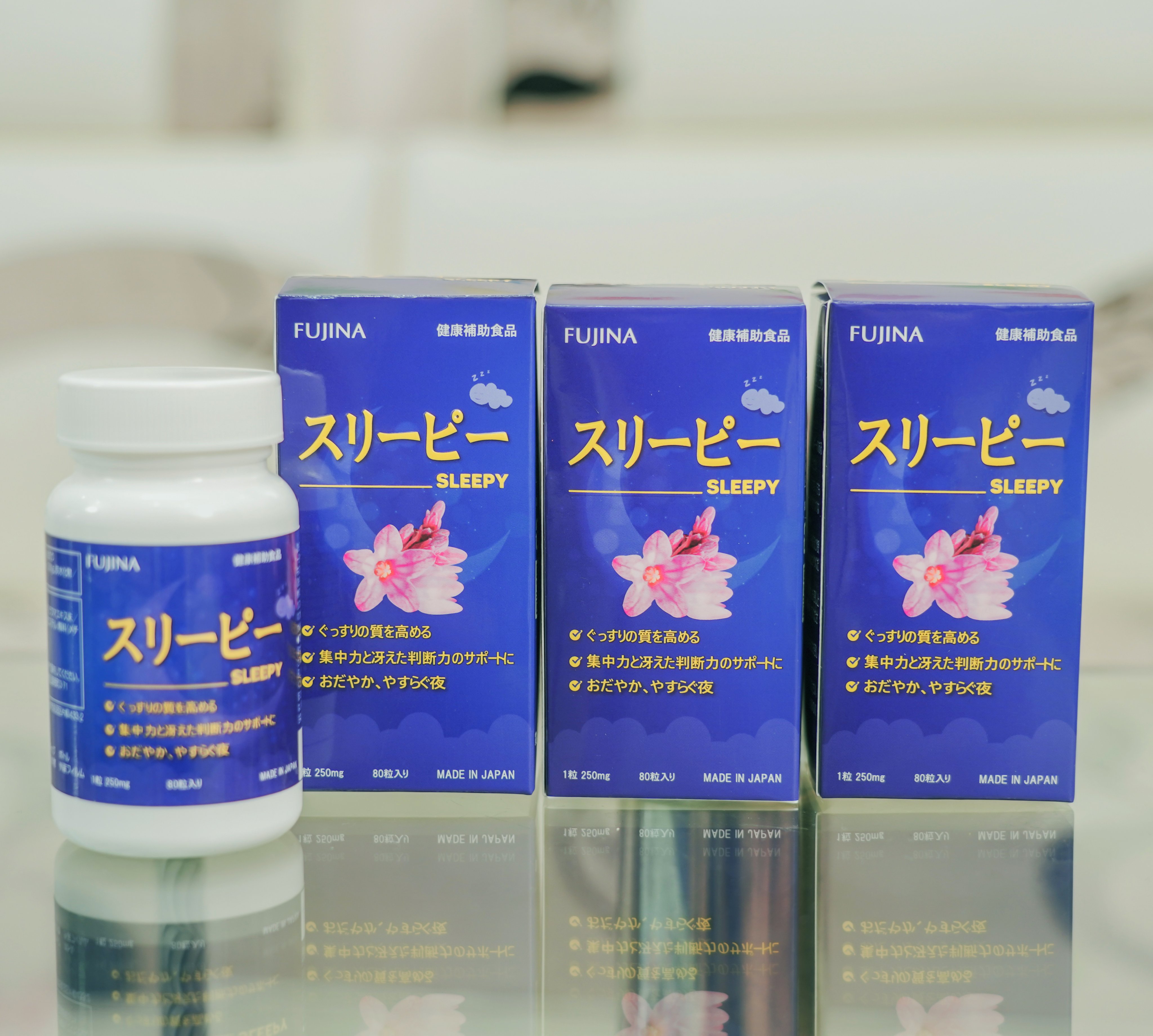 Viên ngủ ngon Sleepy Nhật Bản 80 viên – Hàng nhập khẩu nội địa Nhật Bản