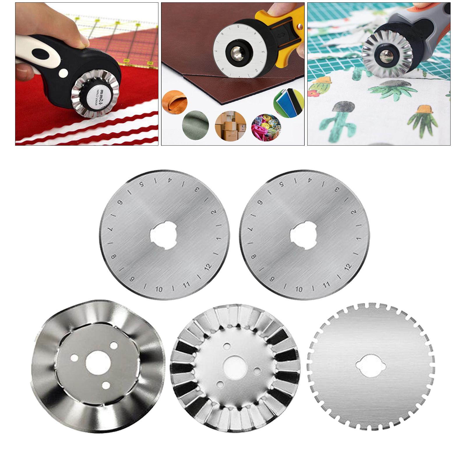 45mm Round Trimmer Refill Blades Kit Sewing Cutting Craft Supplies, Multi-purpose