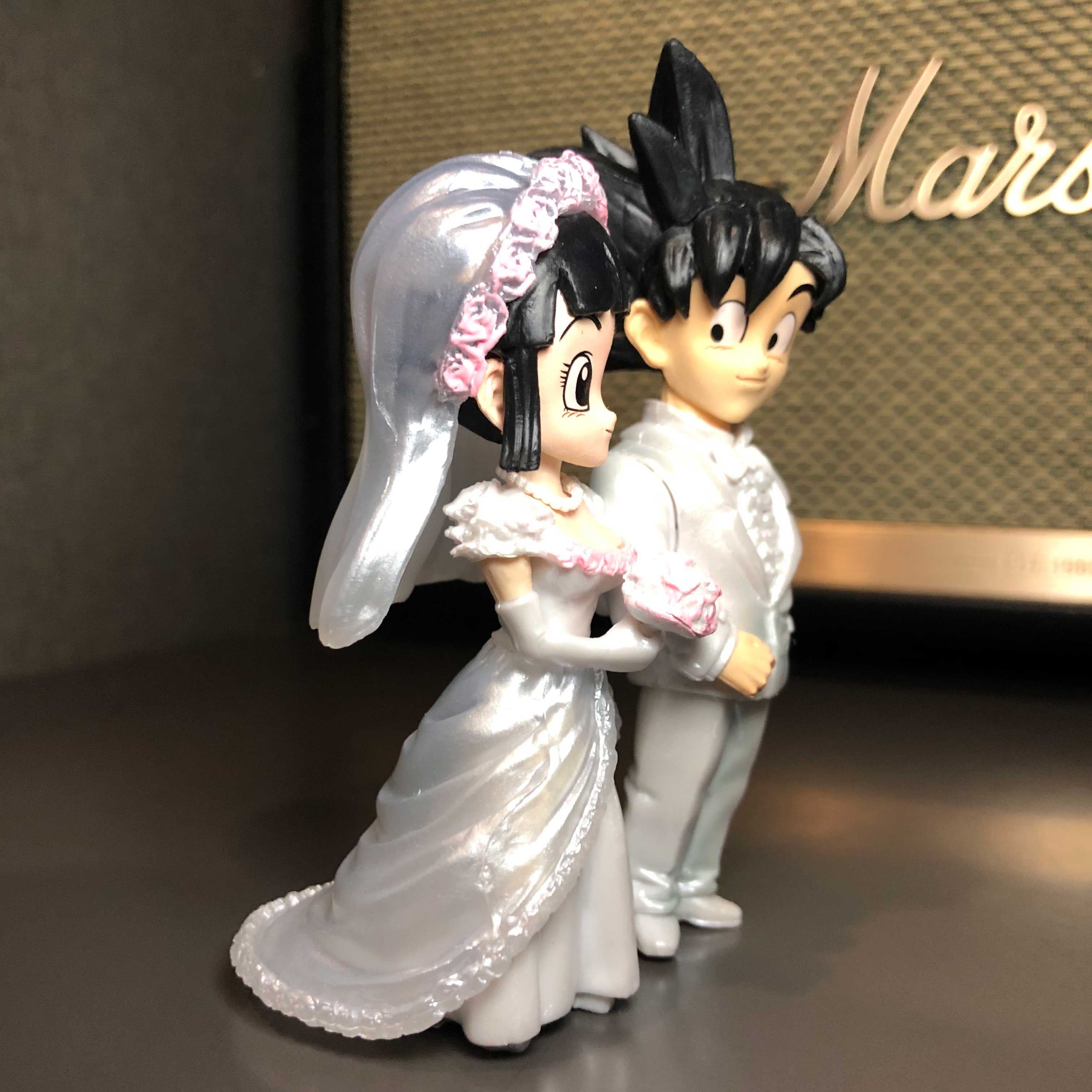 Mô hình đám cưới Goku và Chichi 31 cm  - Dragon Ball