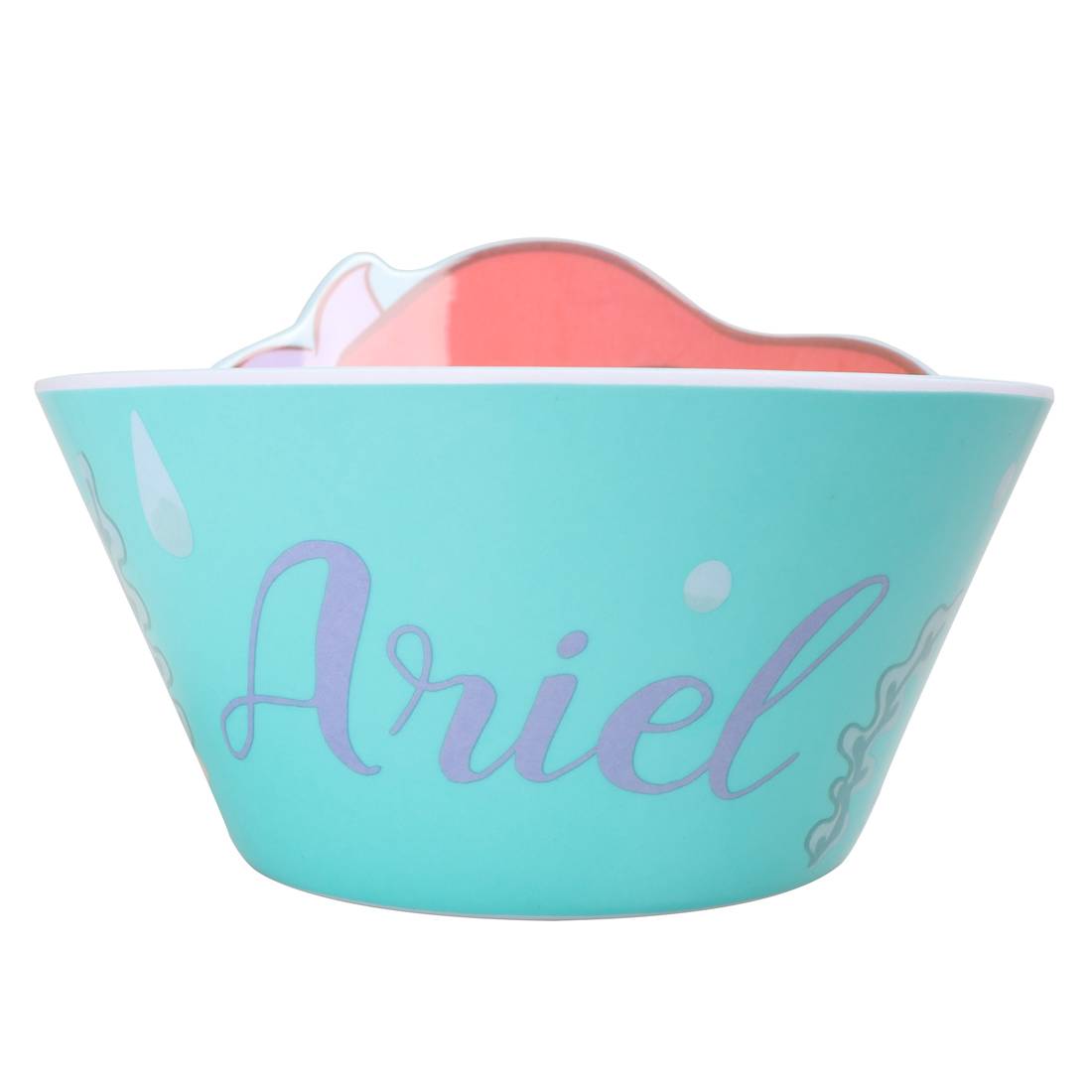 Chén tô ăn dặm melamine Disney hình nàng tiên cá Ariel 3D cho bé gái