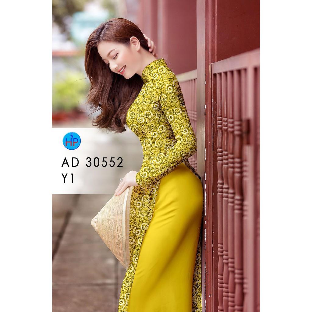 Vải may áo dài in họa tiết xoắn ảo toàn áo, vải đa dạng màu sắc