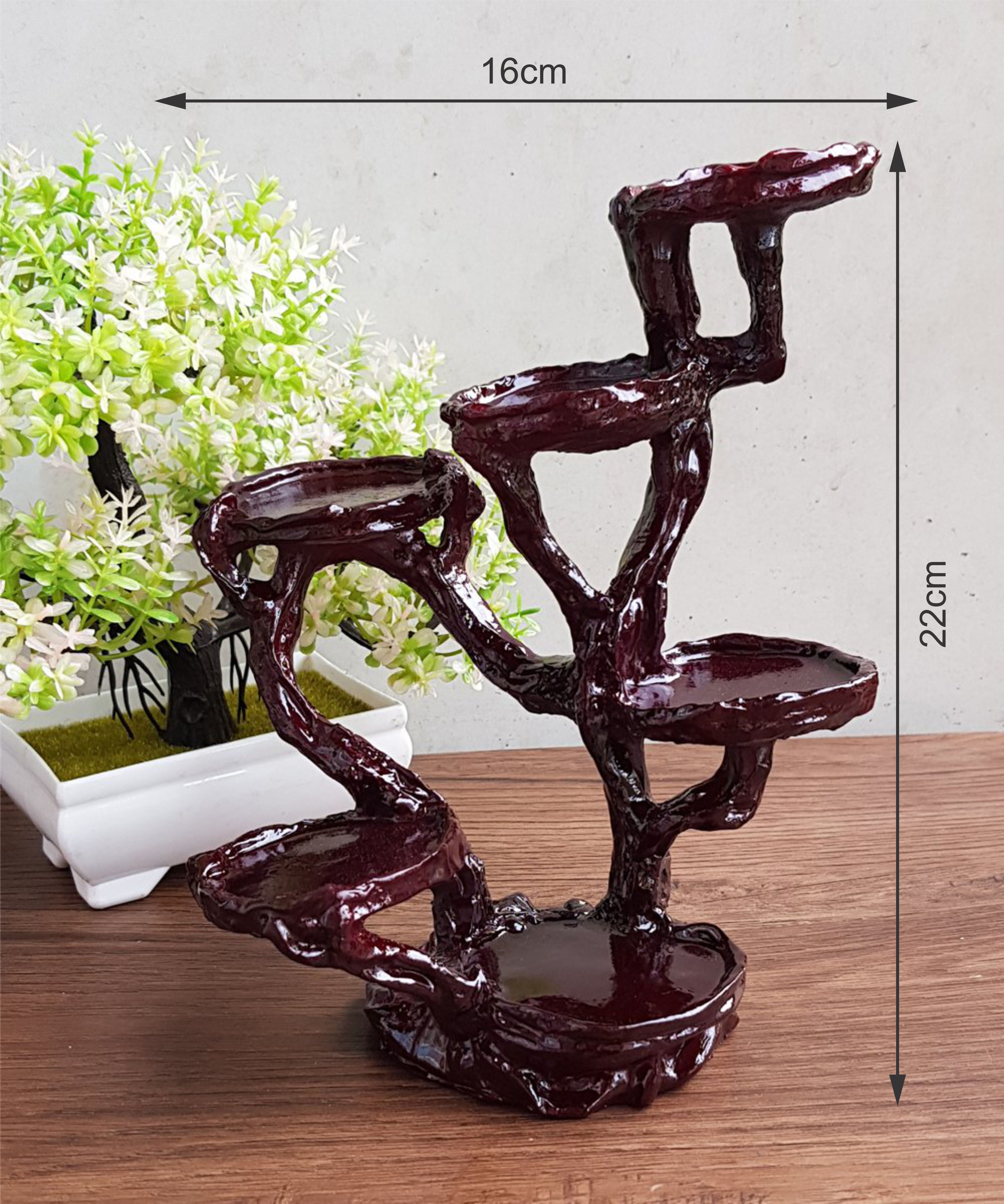 Chân đế ngọc Thần Tài - mẫu đế đứng 6 ô