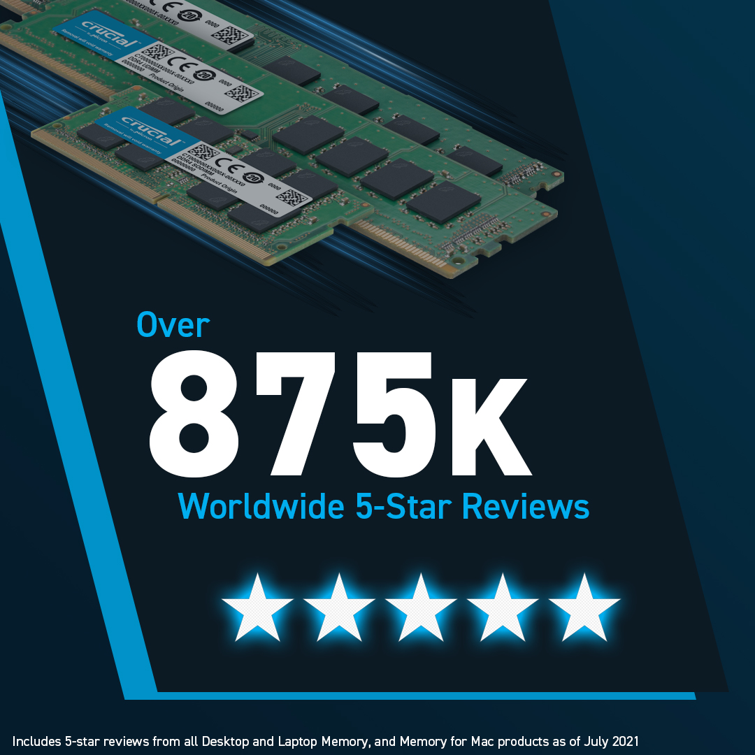 Ram Laptop Crucial DDR5 32GB Bus 5200 - CT32G52C42S5 - Hàng chính hãng