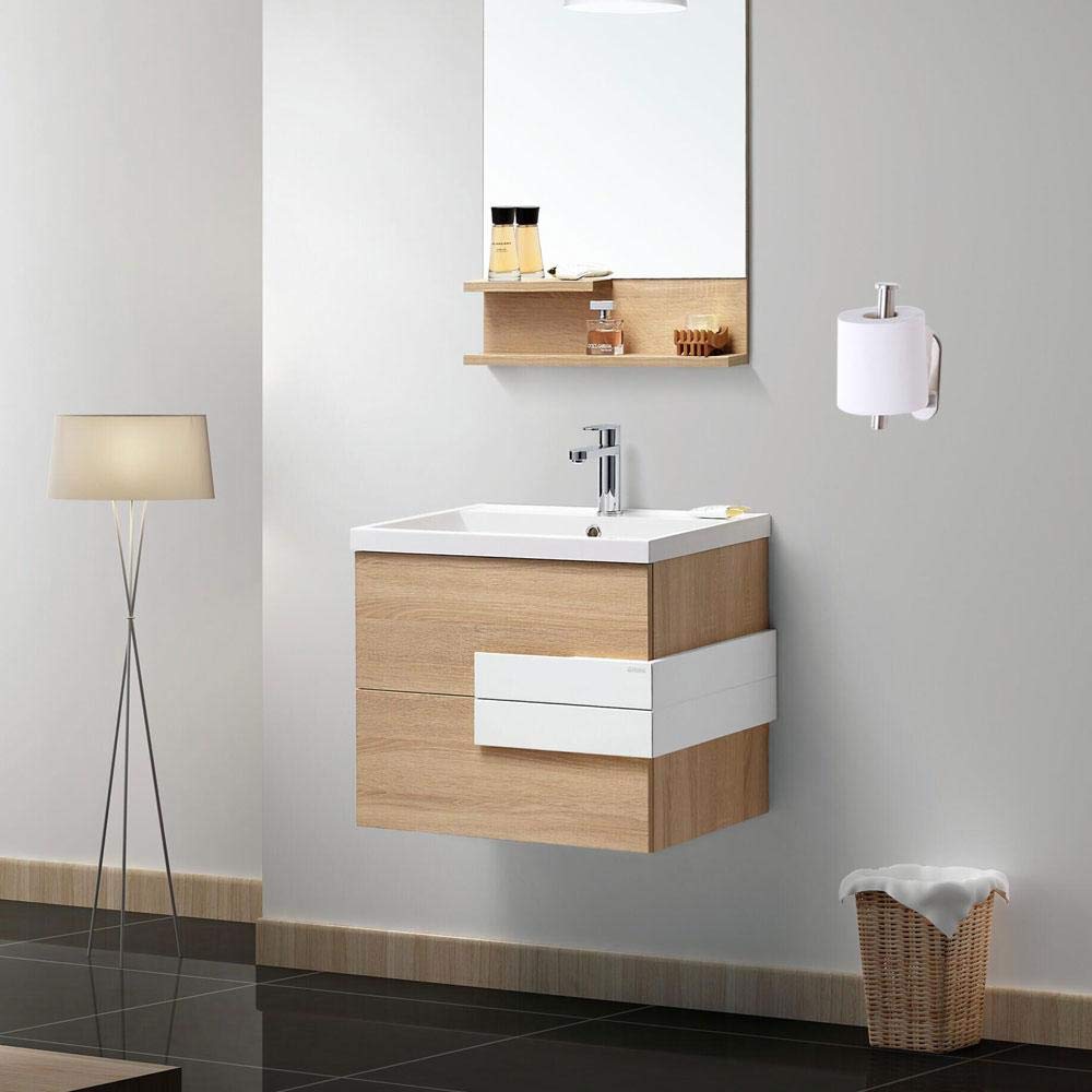 Móc treo cuộn giấy vệ sinh Inox 304 dán tường Hobby home decor G5