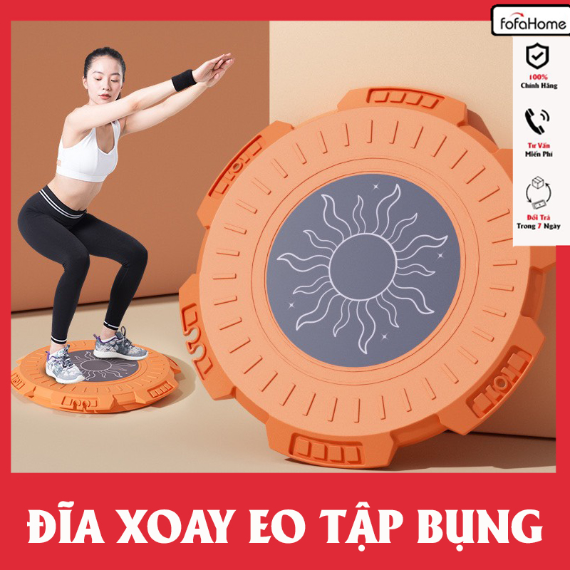 Đĩa Xoay Cân Bằng Giúp Mát Xa Chân Xoắn Eo Dùng Tập Yoga Cho Phòng Tập Thể Dục Thể Hình Loại Không Dây Giao Màu Ngẫu Nhiên
