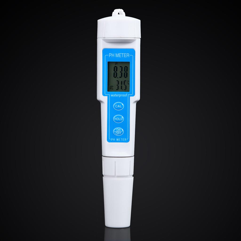 PH Level Test Pen Electrode Sensor Reader pH Meter Pond Life Water Lab Use