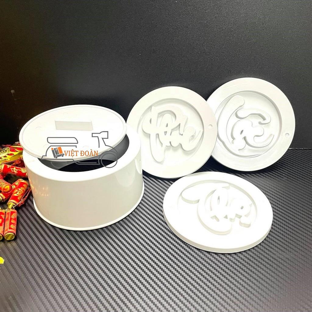 Khuôn xôi PHÚC LỘC THỌ - SIÊU ĐẸP. Khuôn in nhấn tạo hình, định hình chữ Phúc Lộc Thọ - Size 12cm
