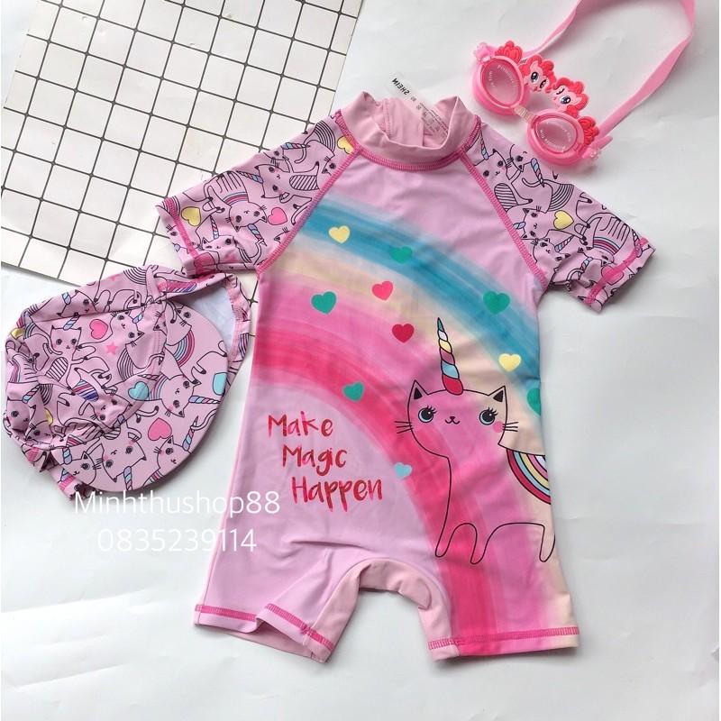 Bộ bơi liền thân Tqxk mẫu Pony hồng cực xinh - MT88.34