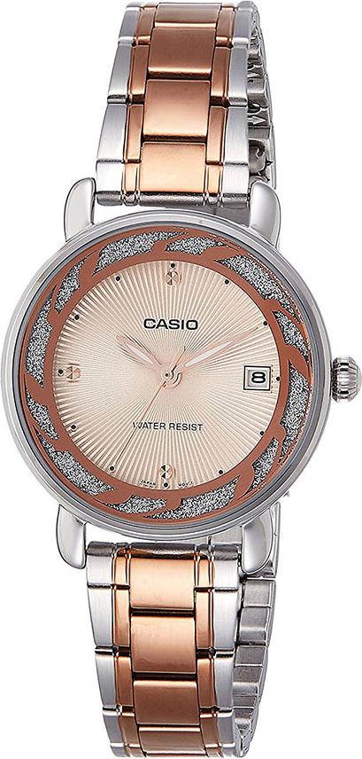 Đồng hồ nữ Casio LTP-E120RG-9ADF - dây thép