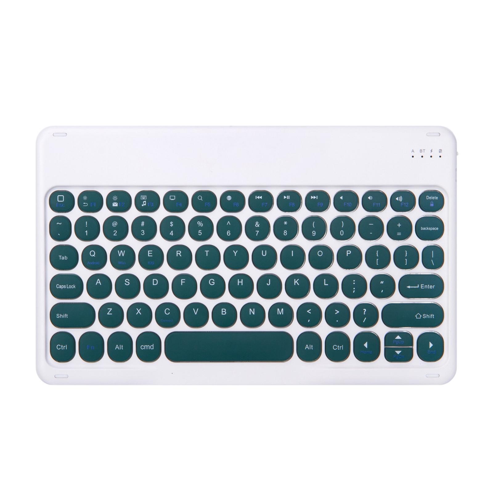 Bluetooth Keyboard Long-Lasting Battery Small Wireless Keyboard White