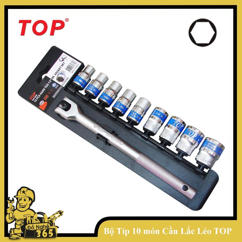Bộ tuýp 10 chi tiết 1/2"  Top