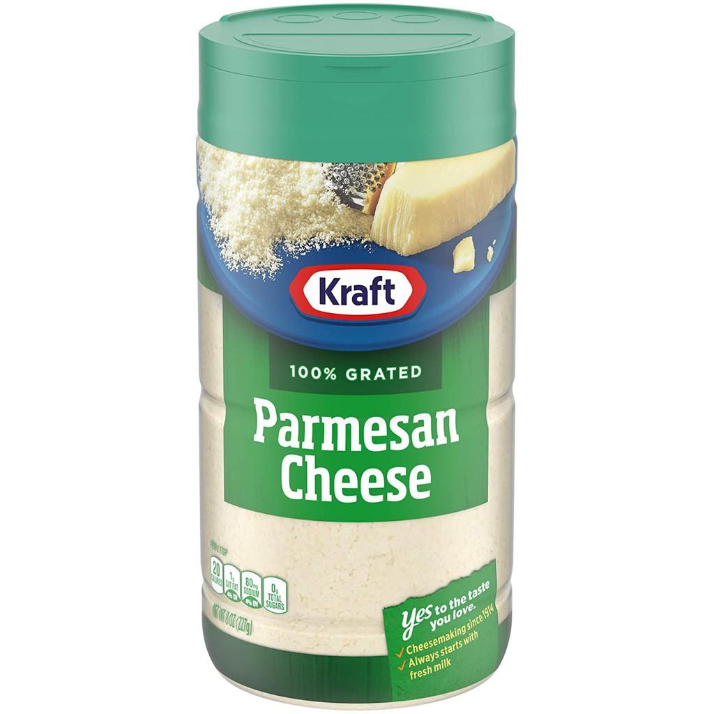 BỘT PHÔ MAI RẮC Kraft 100% Grated Parmesan Cheese Shaker 227g (8oz)