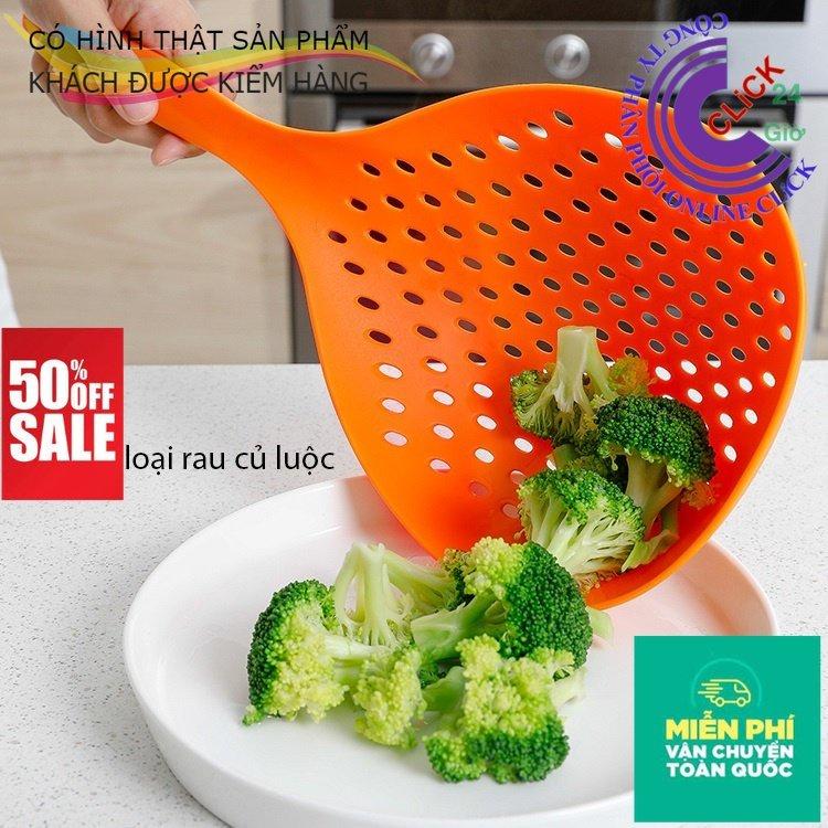 Combo 3 Vá Vớt Đồ Ăn Dạng Lưới Cỡ Siêu Lớn, Chịu Nhiệt - Hàng Cao Cấp