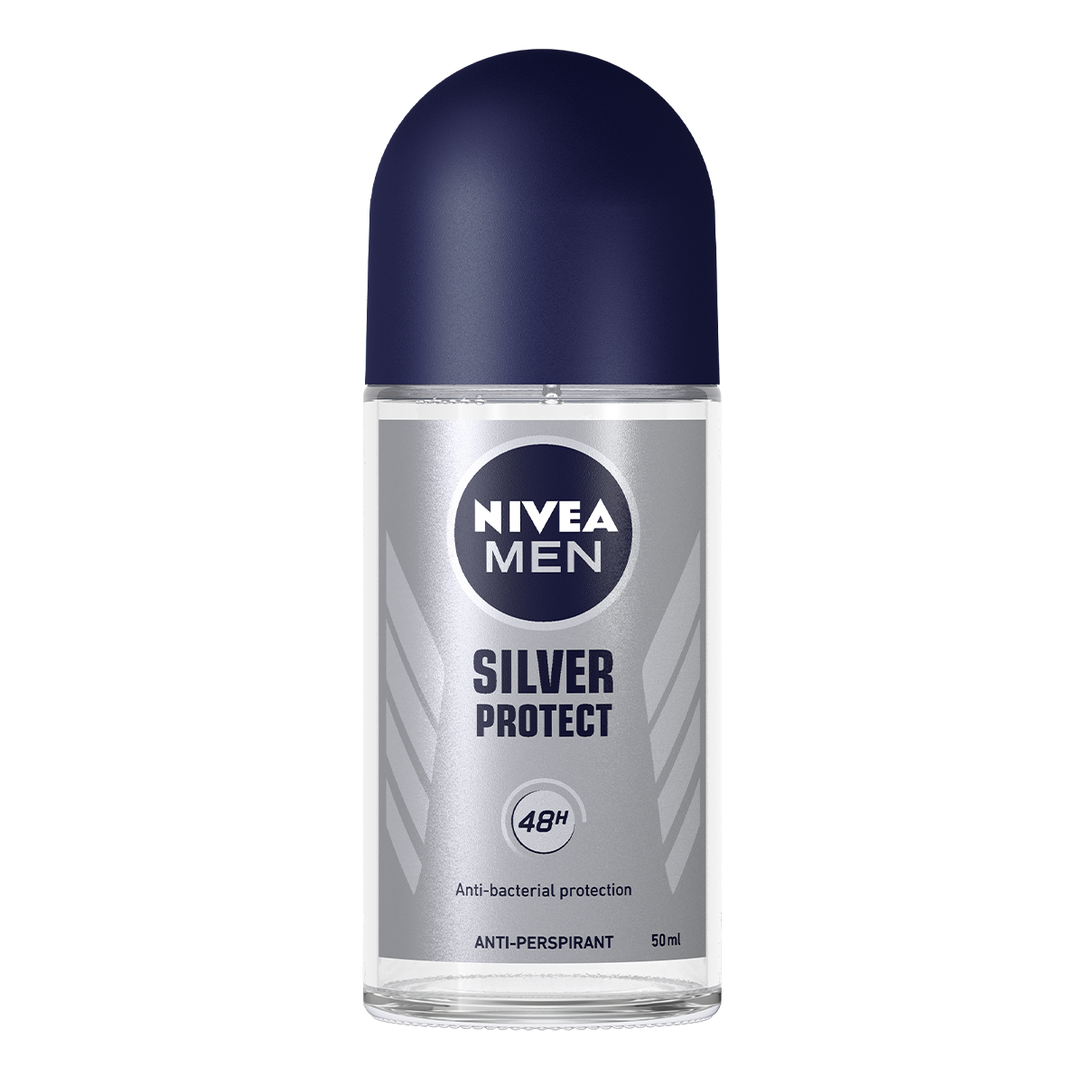 Combo 2 Lăn Ngăn Mùi NIVEA MEN Silver Protect Phân Tử Bạc Giảm 99.9% Vi Khuẩn Gây Mùi 50ml - 83778