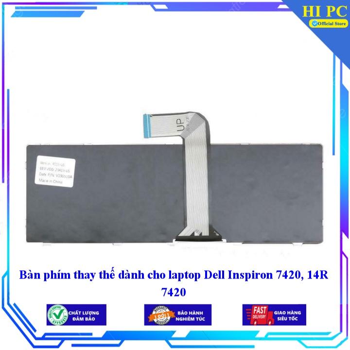 Bàn phím thay thế dành cho laptop Dell Inspiron 7420 14R 7420 - Hàng Nhập Khẩu